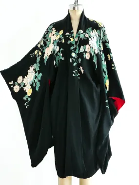1920's Reversible Floral Kimono