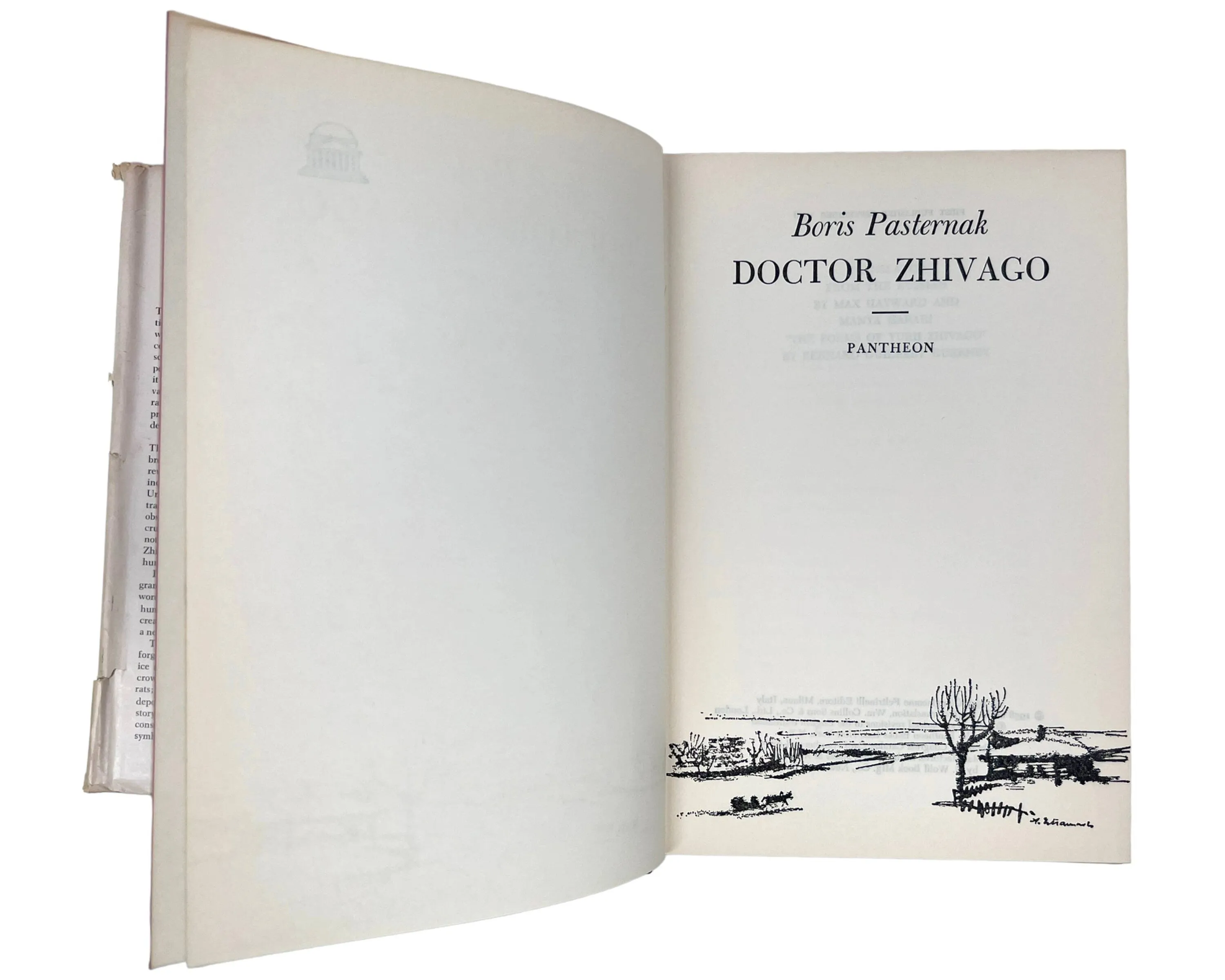 1958 Doctor Zhivago 1st Edition 1st Printing Pantheon US w Dust Jacket