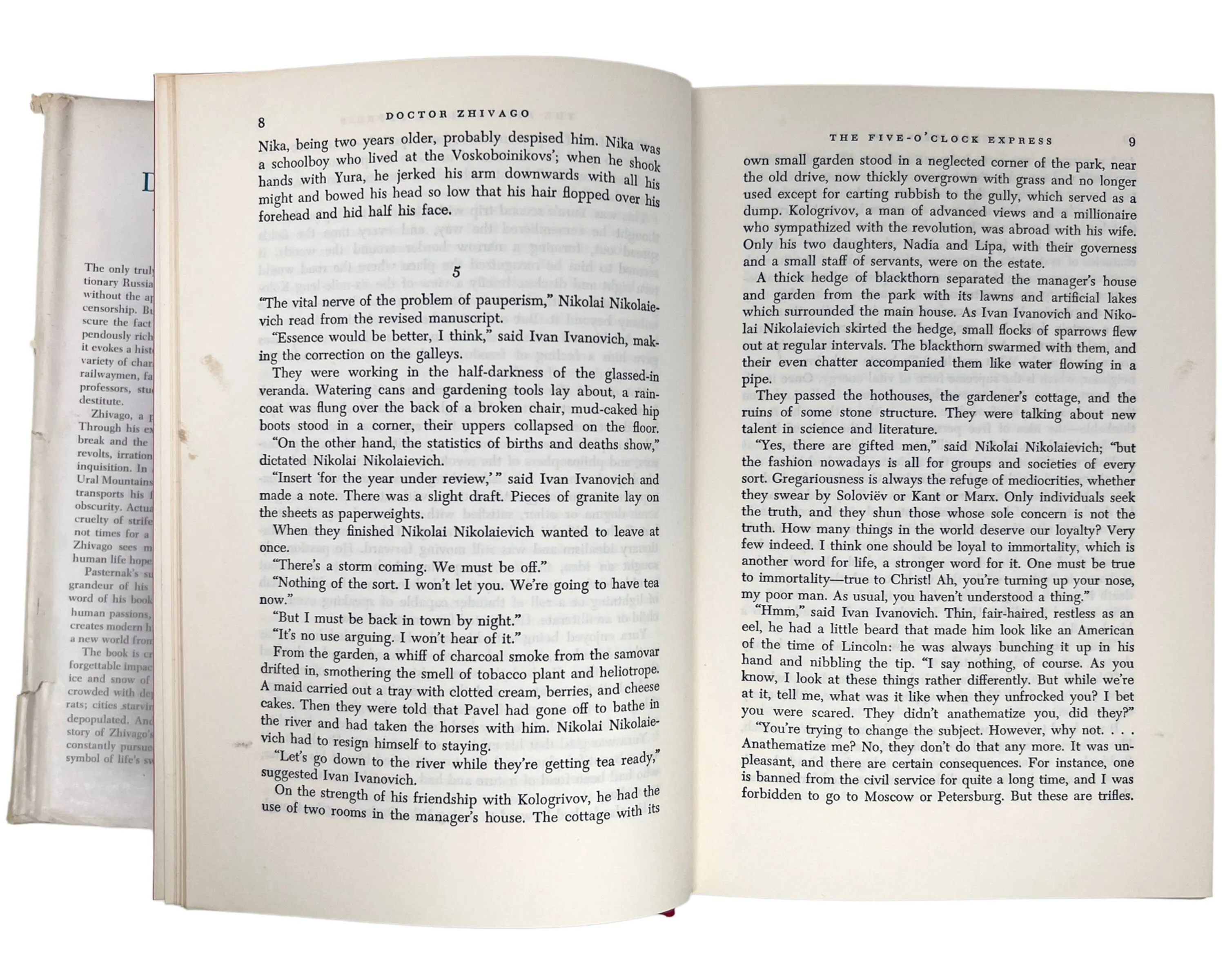 1958 Doctor Zhivago 1st Edition 1st Printing Pantheon US w Dust Jacket
