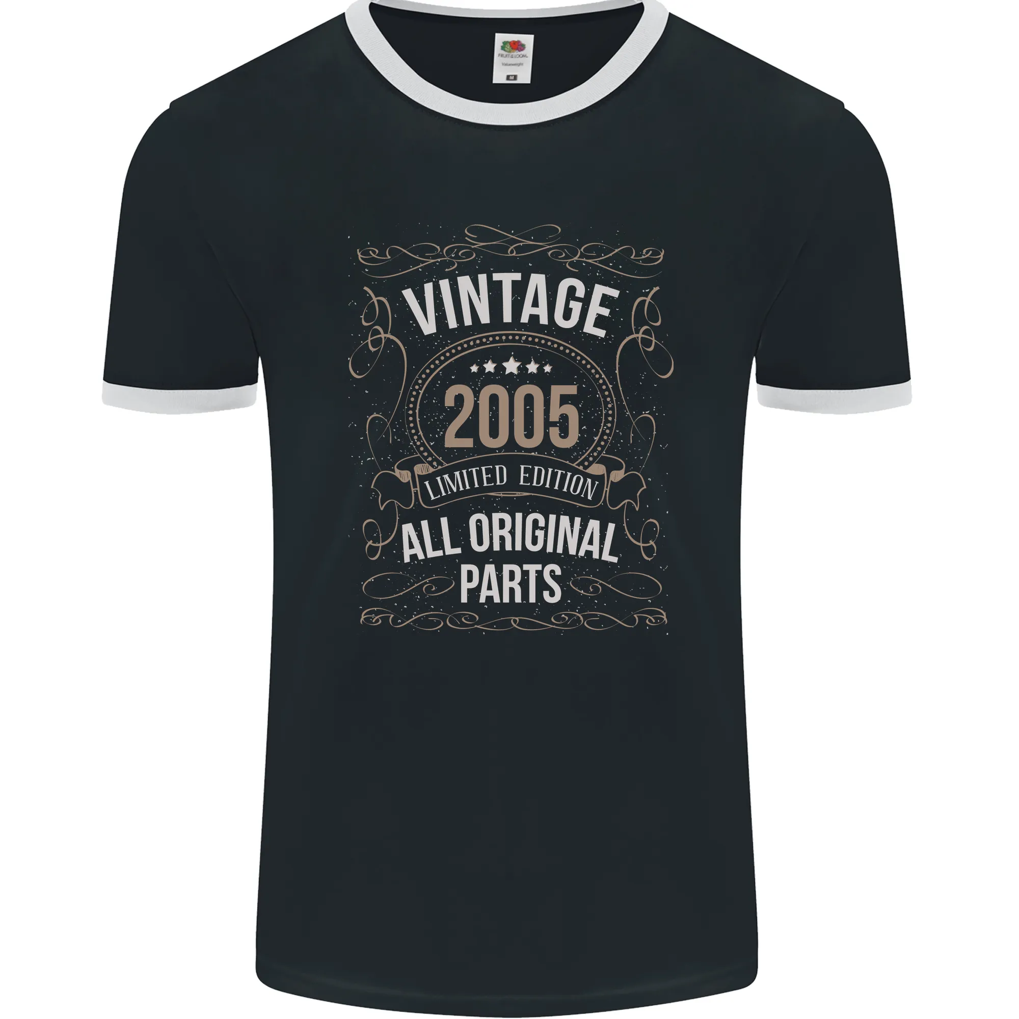 19th Birthday Limited Edition 2005 Mens Ringer T-Shirt FotL