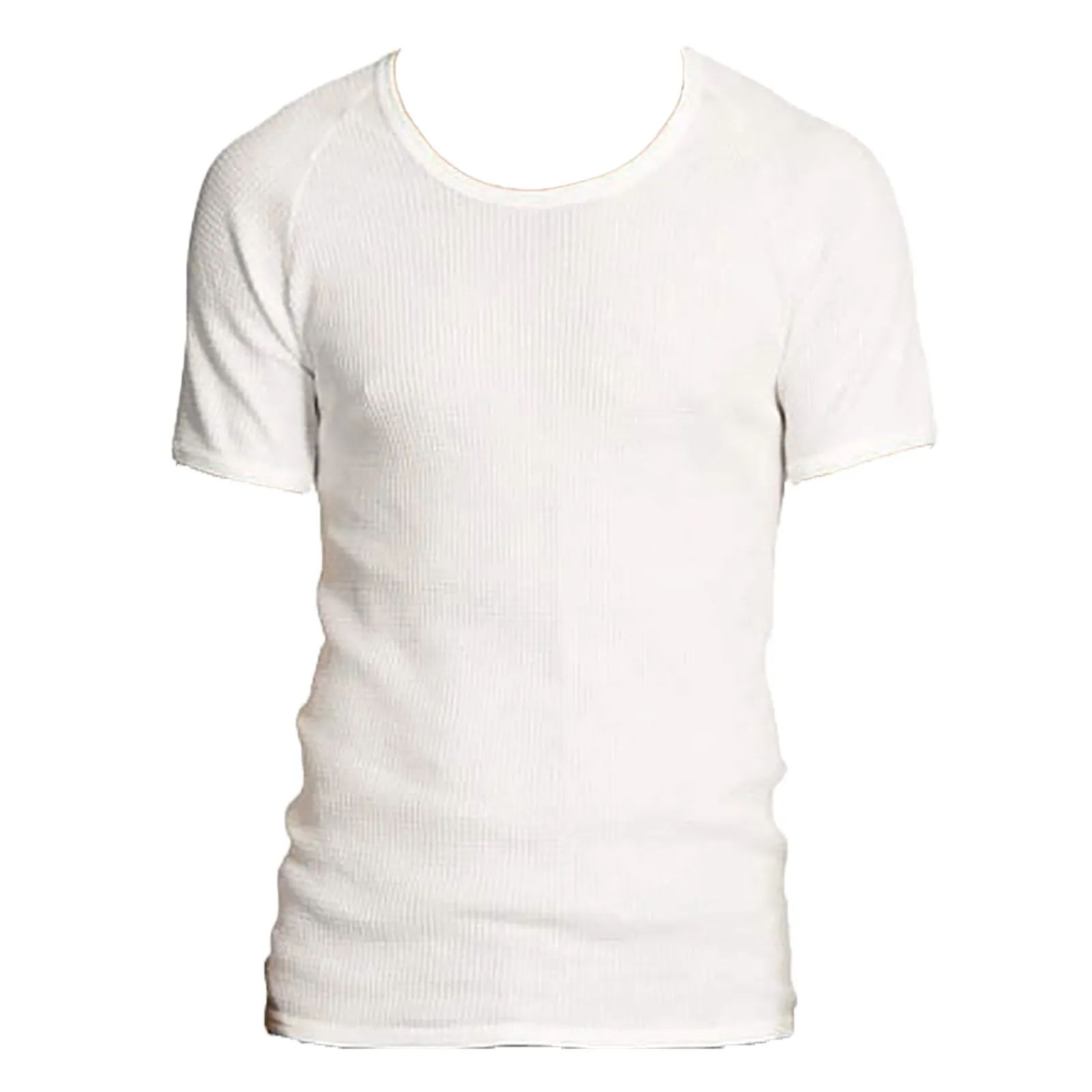 2pc Set Holeproof Men All Seasons White Full Brief Underwear Aircel T Shirt Tee Base Layer