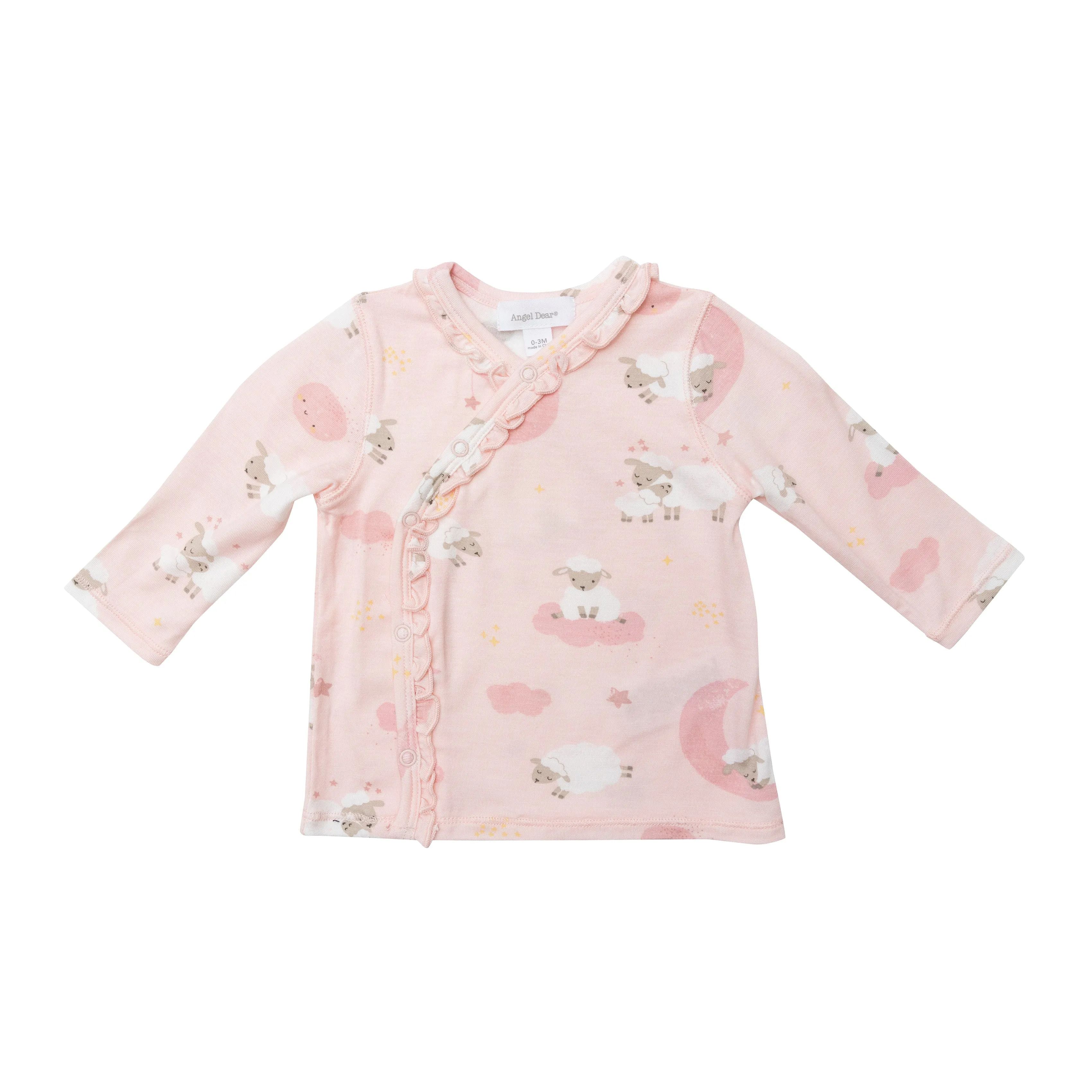 3 Piece Girls Lamb Kimono Set w/Hat