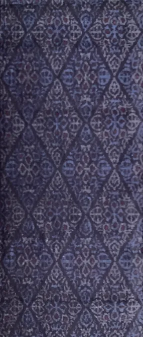 7526-1:1980's Japanese Tsumugi Silk fabric 62" Piece (Arai-Hari)