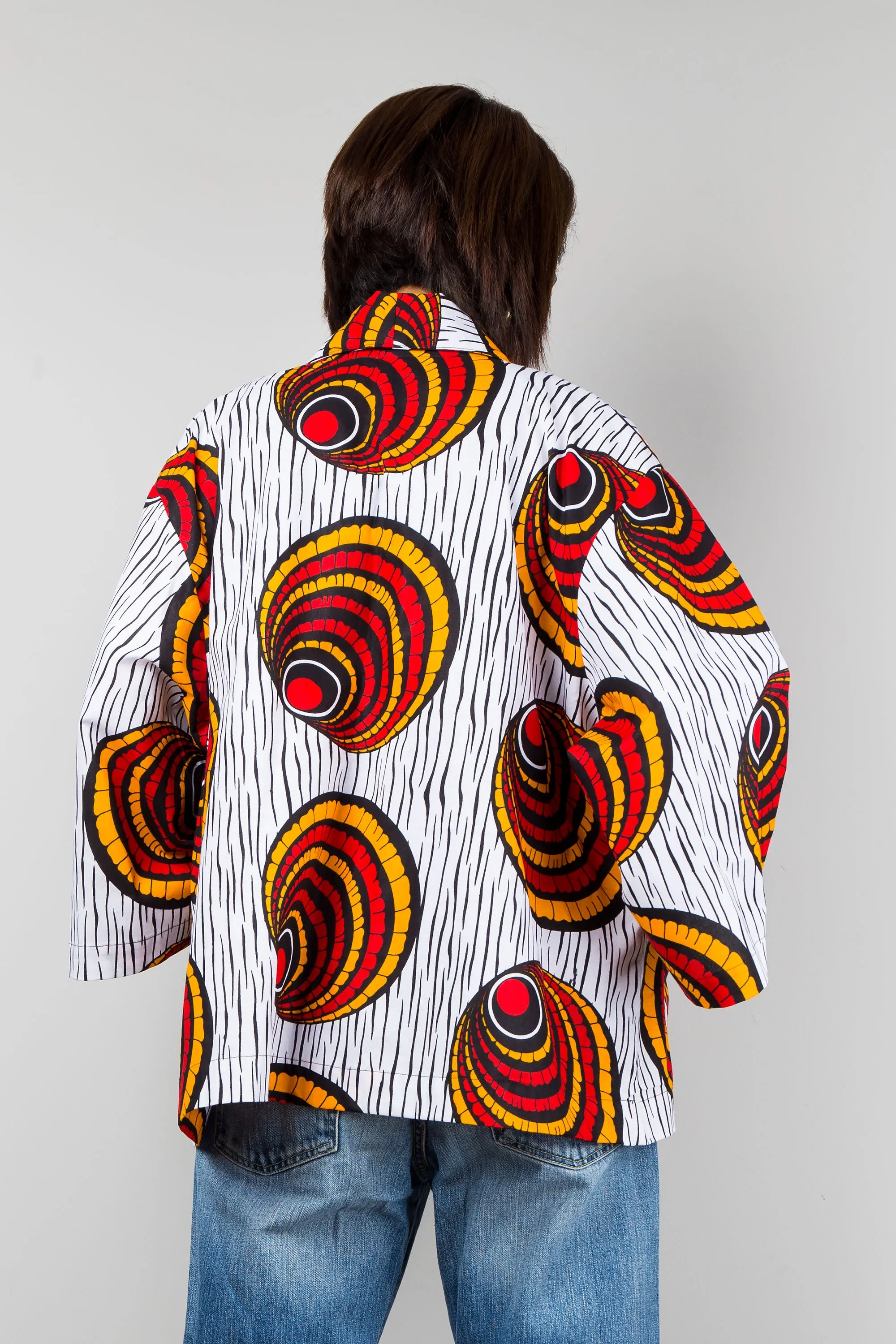 Ankara kimono jacket