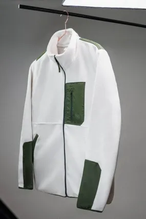 ARKK Essential Fleece Jacket | Marshmallow Dark Army