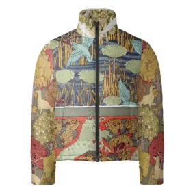 Art Nouveau Puffer Jacket With Eco Ocean Filling