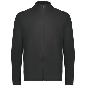 Augusta Sportswear Men's Black Micro-Lite Fleece Full Zip Jacket