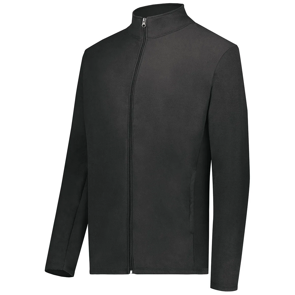 Augusta Sportswear Men's Black Micro-Lite Fleece Full Zip Jacket