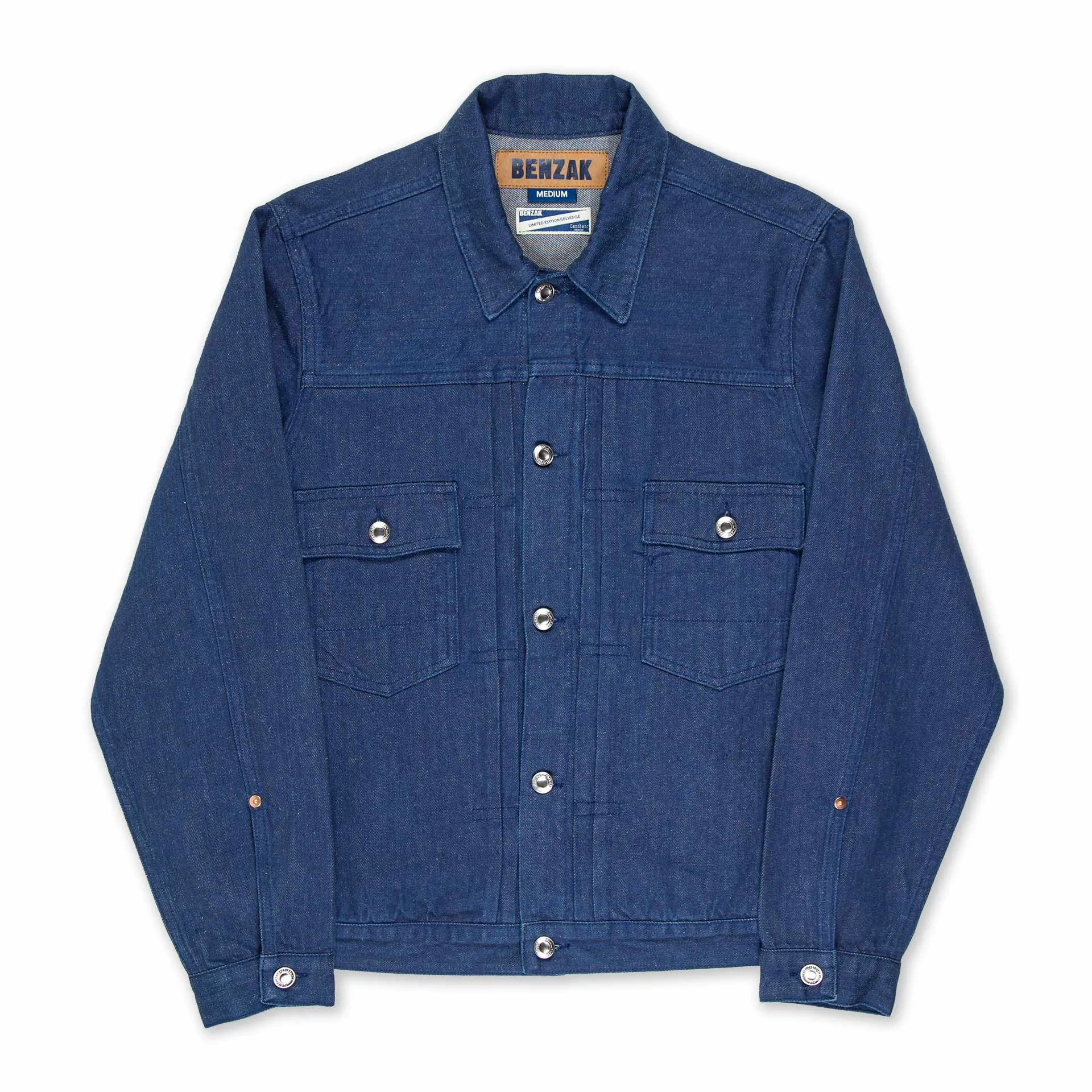 BDJ-T2 TYPE II JACKET 12.5 oz. natural indigo hemp selvedge