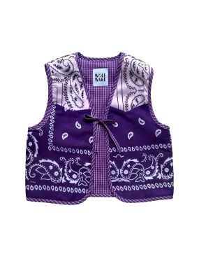 Bibi Bandana Gilet Purple