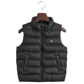 Black Padded Shield Gilet