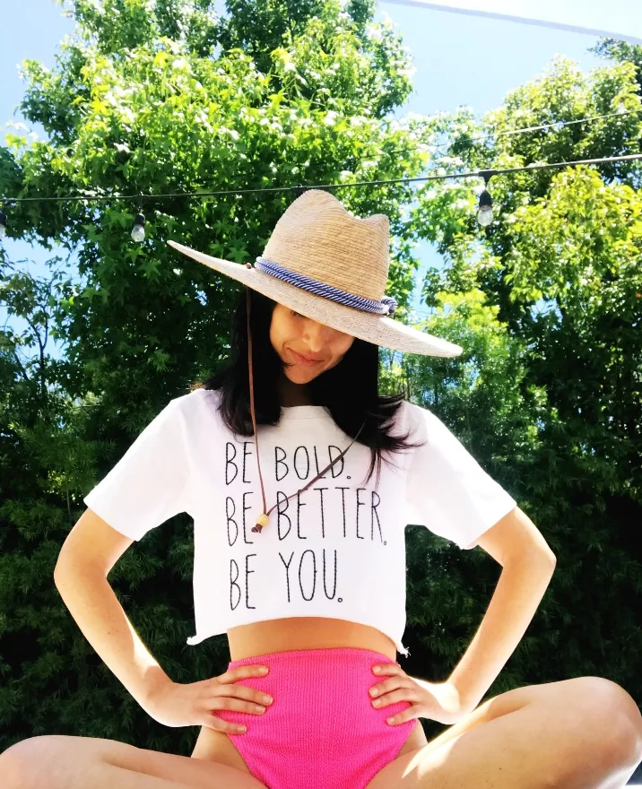 Bold Crop Top Shirt