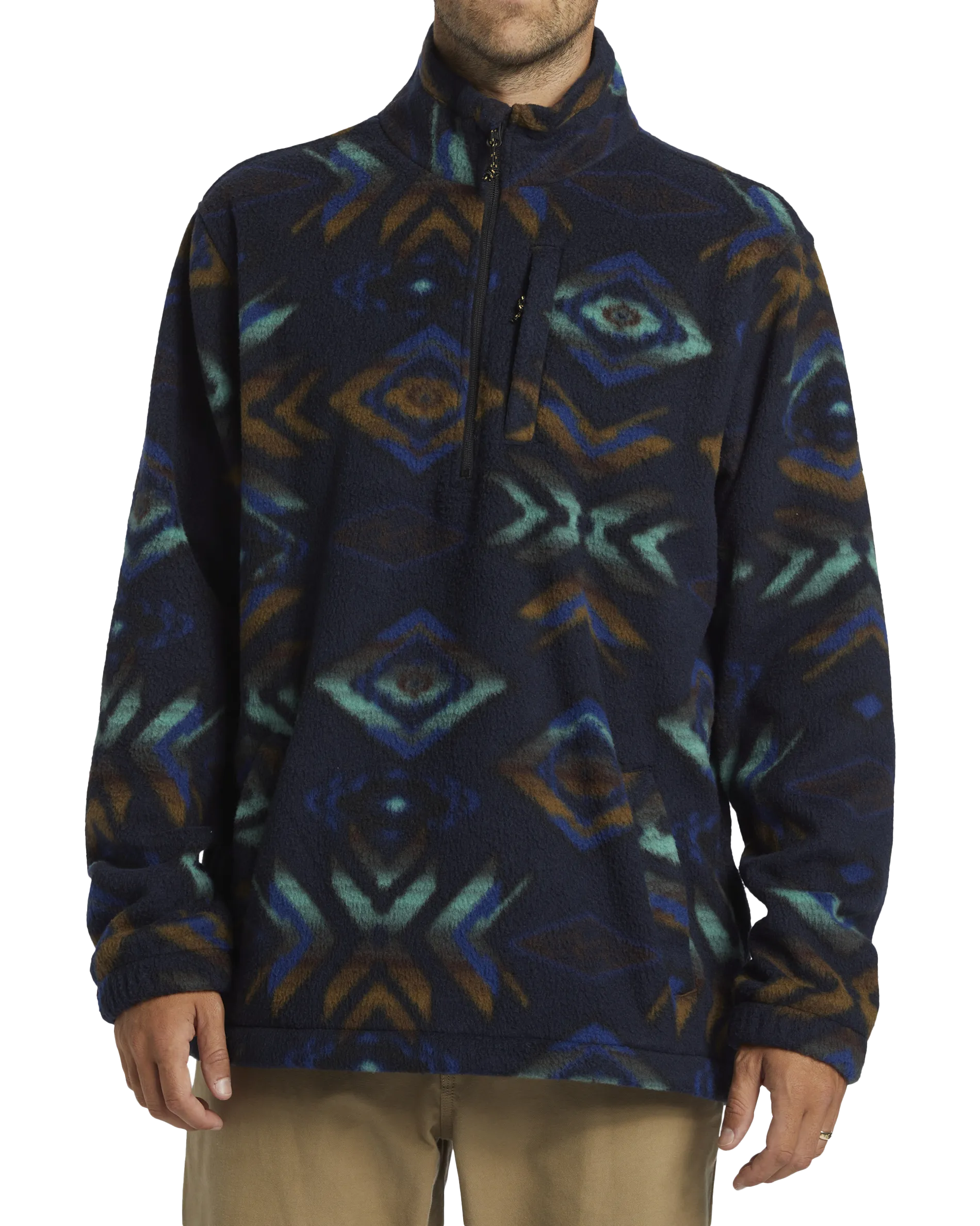 Boundary Fleece Jacket in Navy