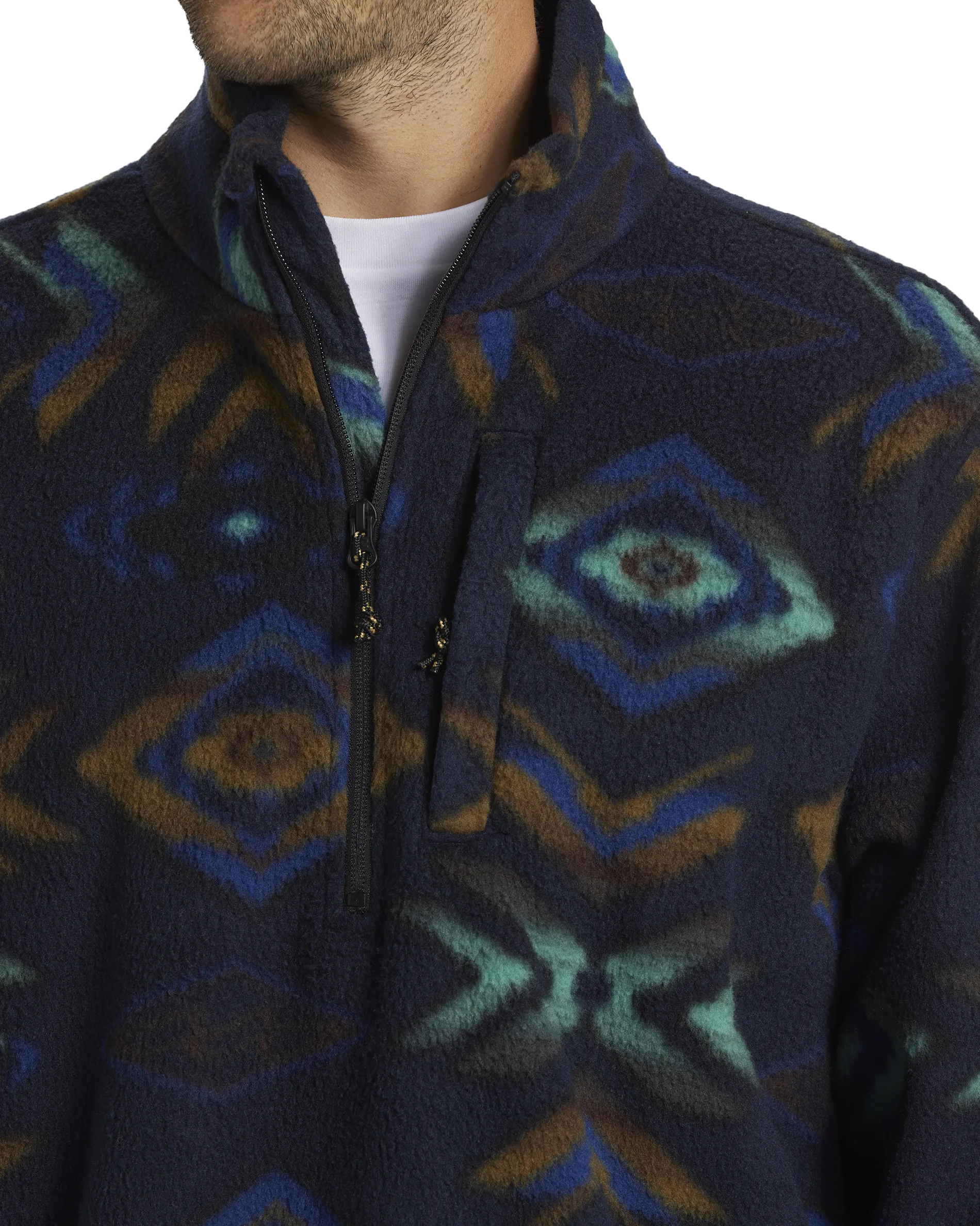Boundary Fleece Jacket in Navy