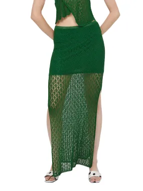 Breeze Maxi Skirt (Pine Green)