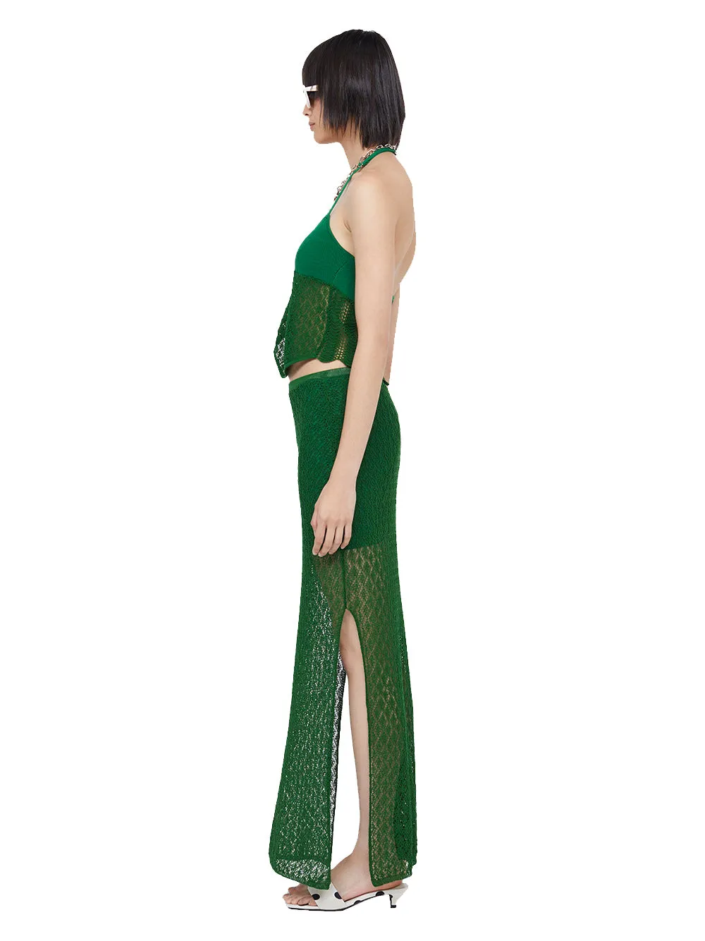 Breeze Maxi Skirt (Pine Green)