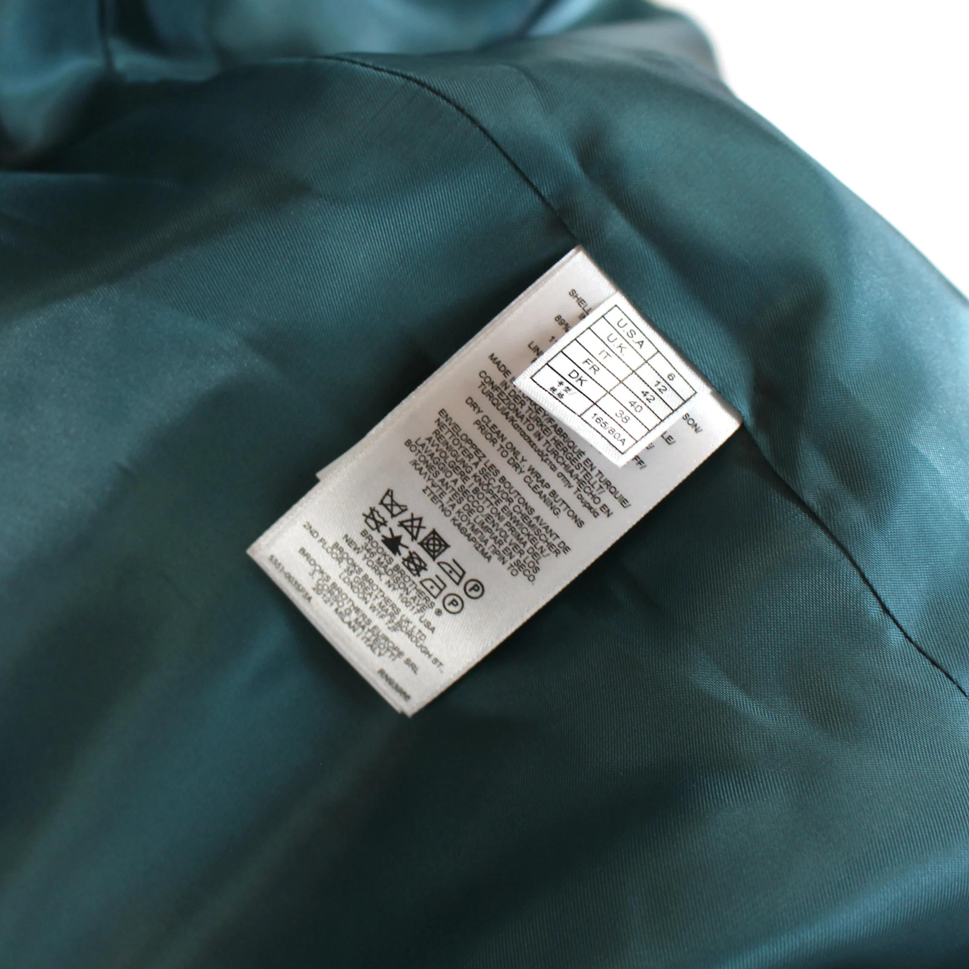 Brooks Brothers Embroidered Coat