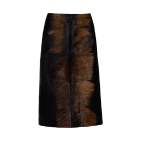 Calf Hair Pencil Skirt