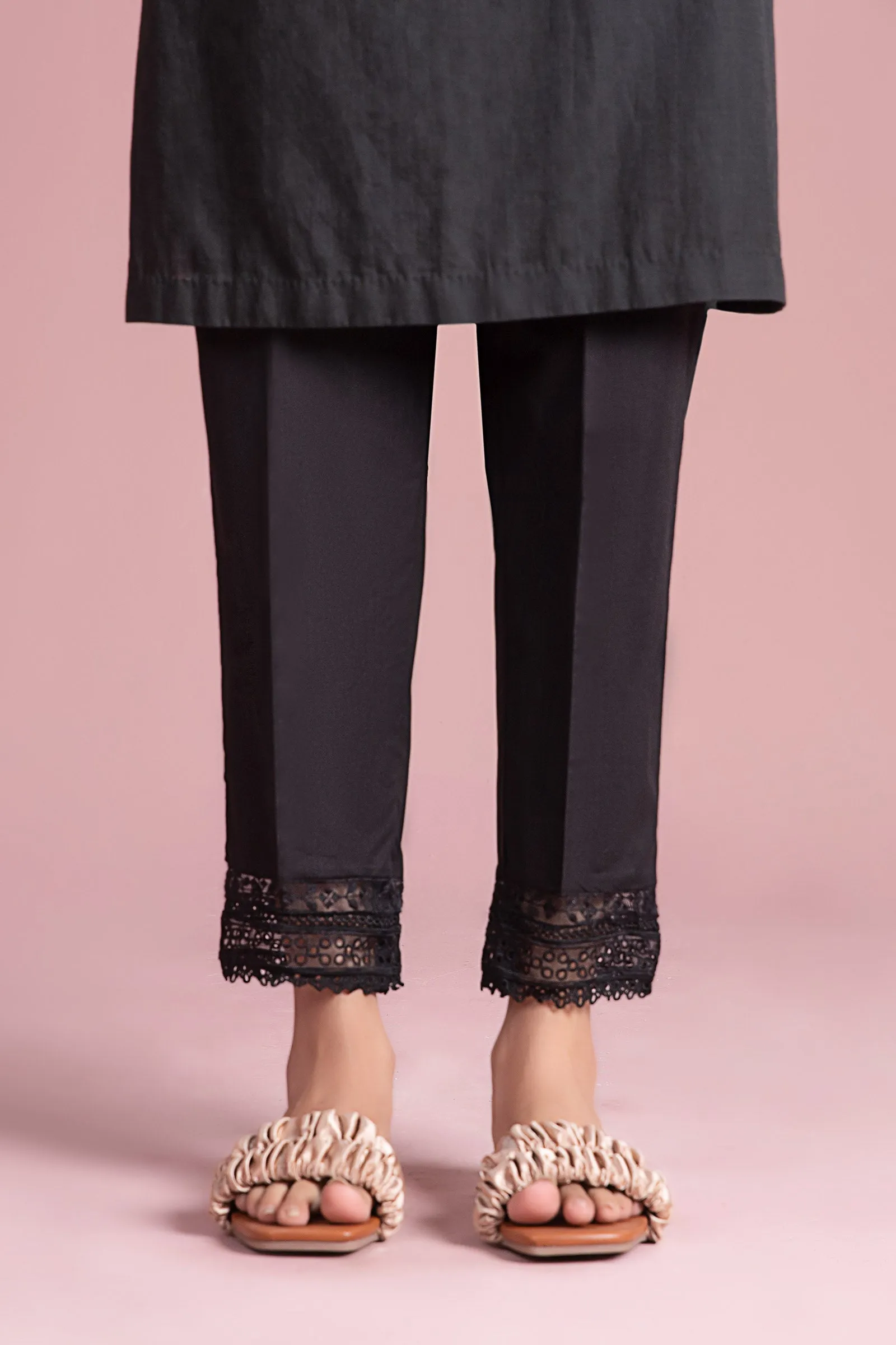 Cambric Straight Trousers | MB-EF24-110