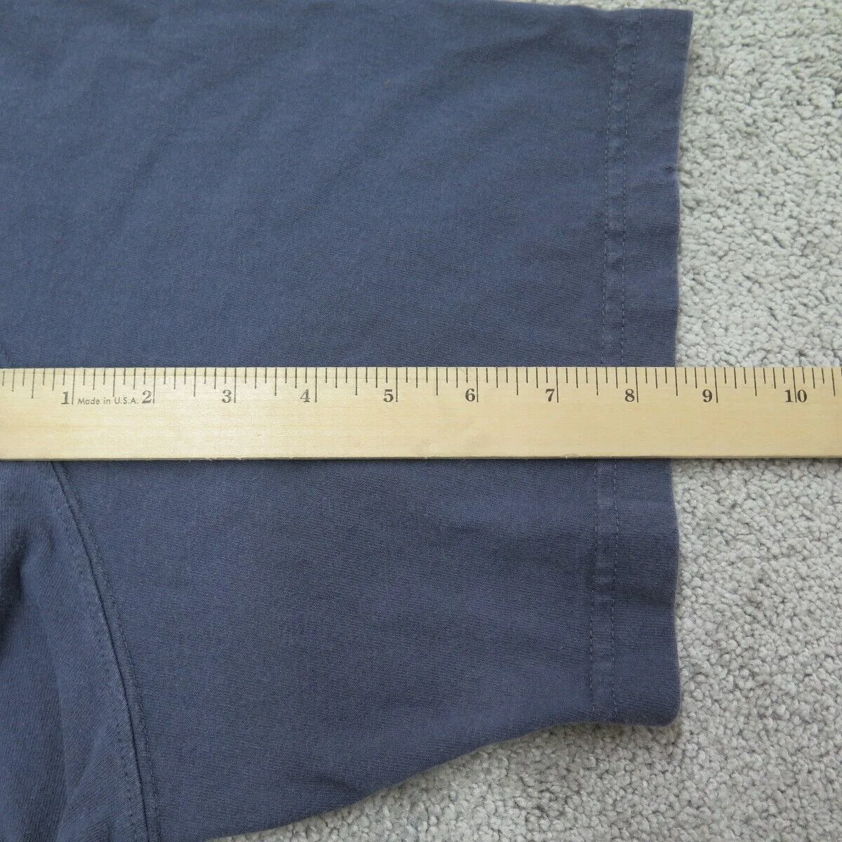 Carhartt Shirts Mens 4XL Blue Original Fit Crew Neck Tee Casual Outdoor Pocket