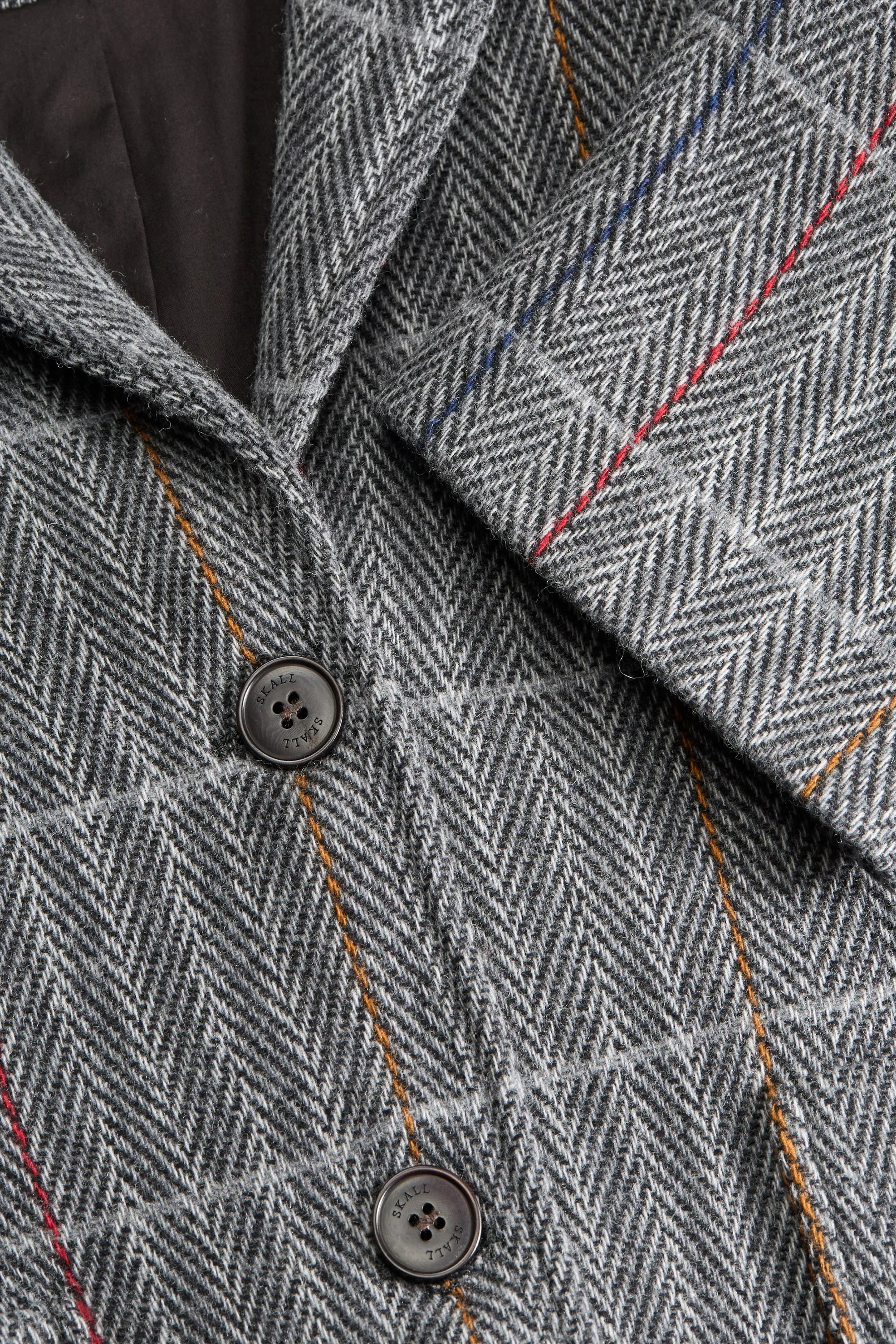 Claire blazer - Grey herringbone