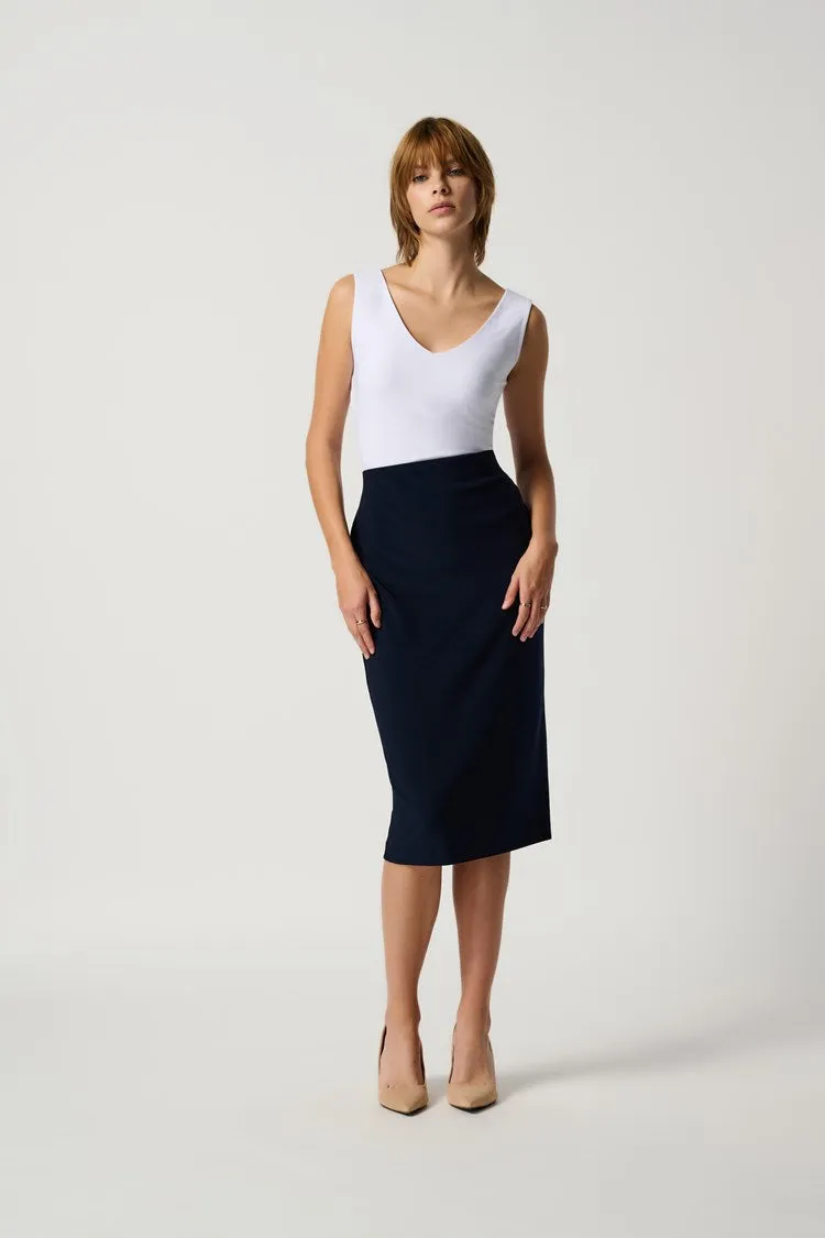 Classic Long Pencil Skirt