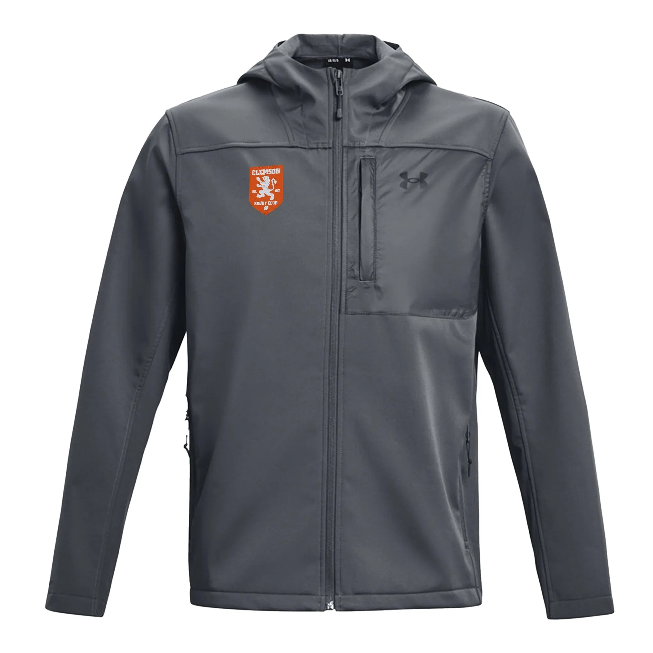 Clemson Rugby Coldgear Hooded Infrared Jacket