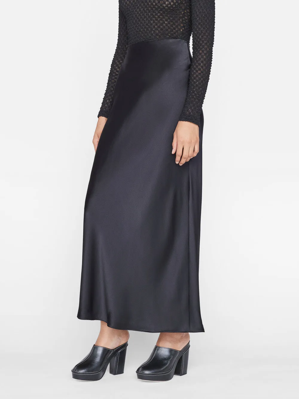 Column Maxi Skirt -- Noir