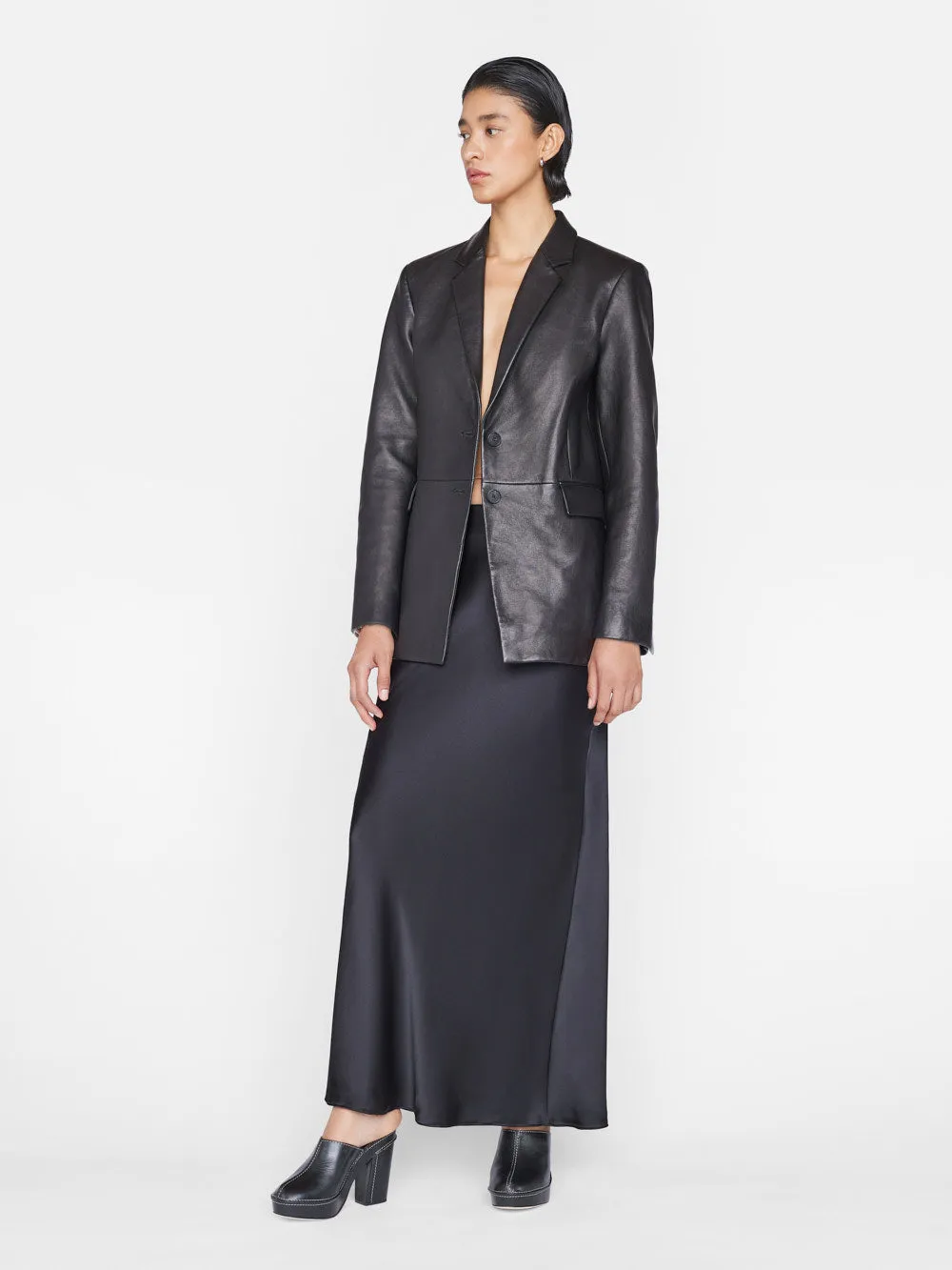Column Maxi Skirt -- Noir
