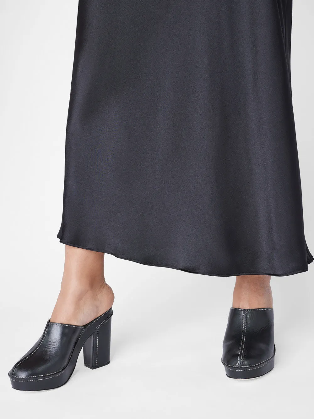 Column Maxi Skirt -- Noir