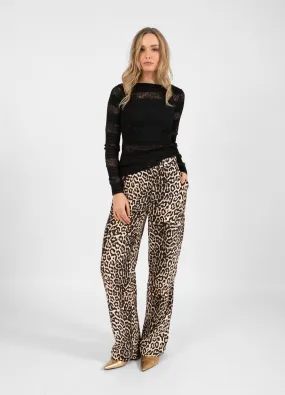 Coster Copenhagen Trousers-Leopard Print-244-3554