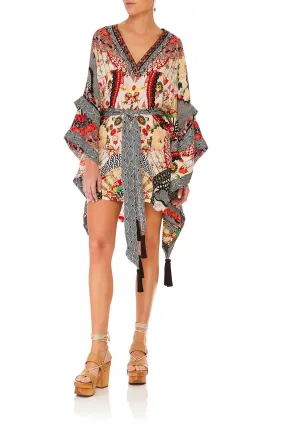 DOUBLE LAYER KIMONO SLEEVE DRESS VINTAGE VIXEN