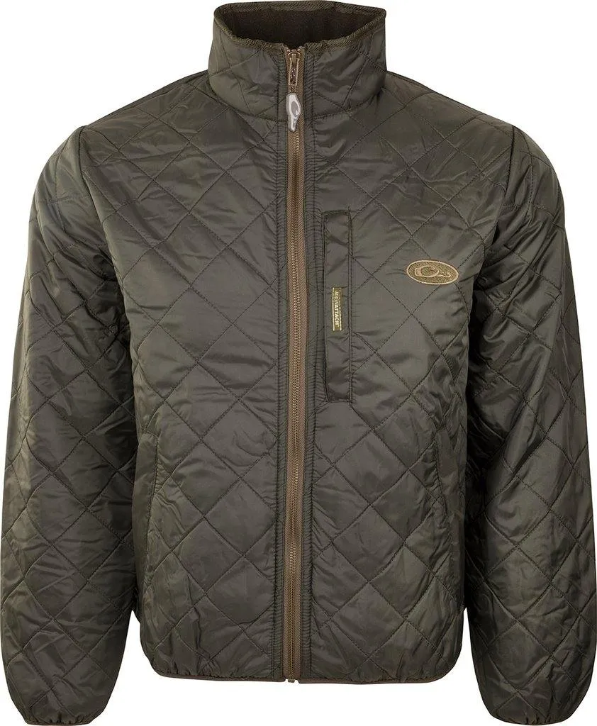 DRAKE DELTA FLEECE LINED QUILTED JACKET