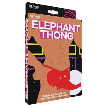 ELEPHANT THONG BLACK