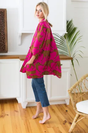 Emerson Fry Fete Pink Yarrow Cheetah