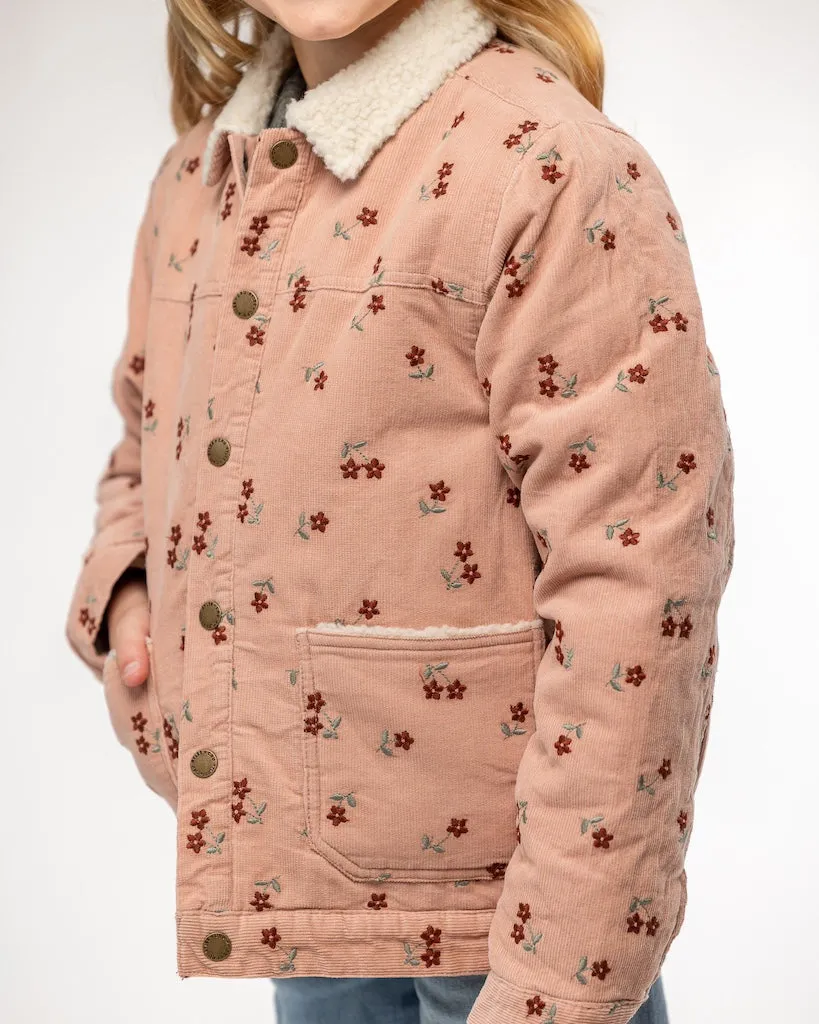 Fall Corduroy Blossom Jacket