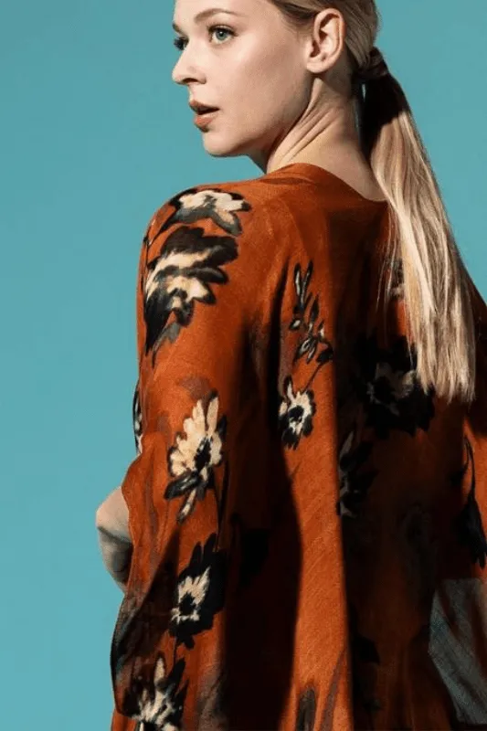 Fall Secret Garden Kimono