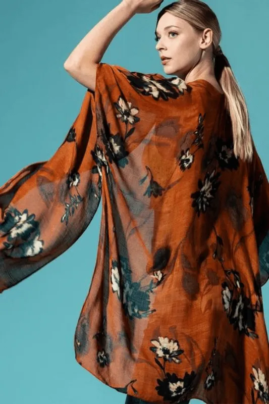 Fall Secret Garden Kimono