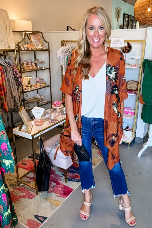 Fall Secret Garden Kimono