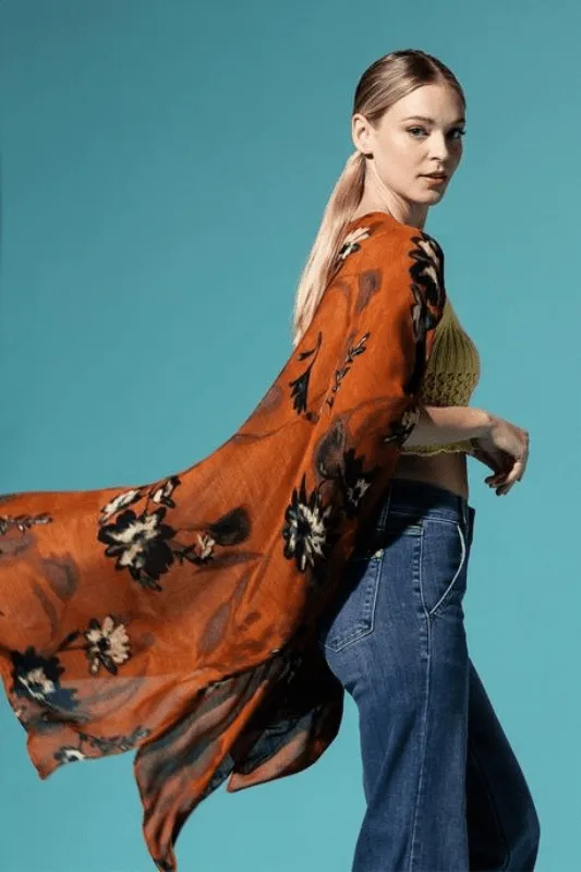 Fall Secret Garden Kimono