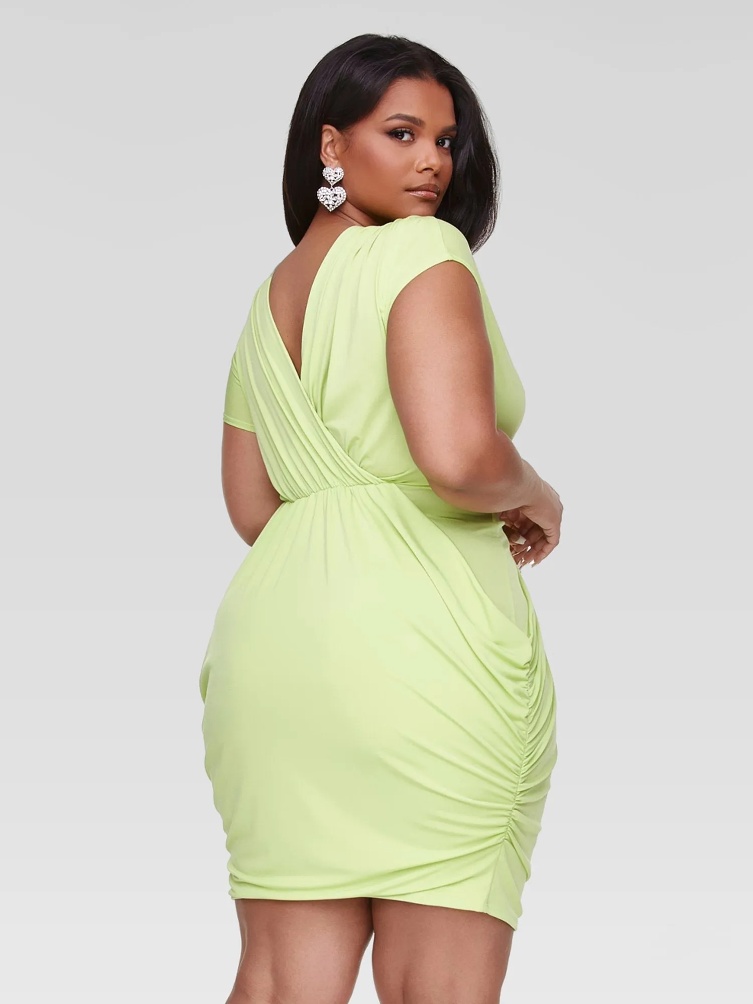 Fashion To Figure - Shiloh Draped Bodycon Dress