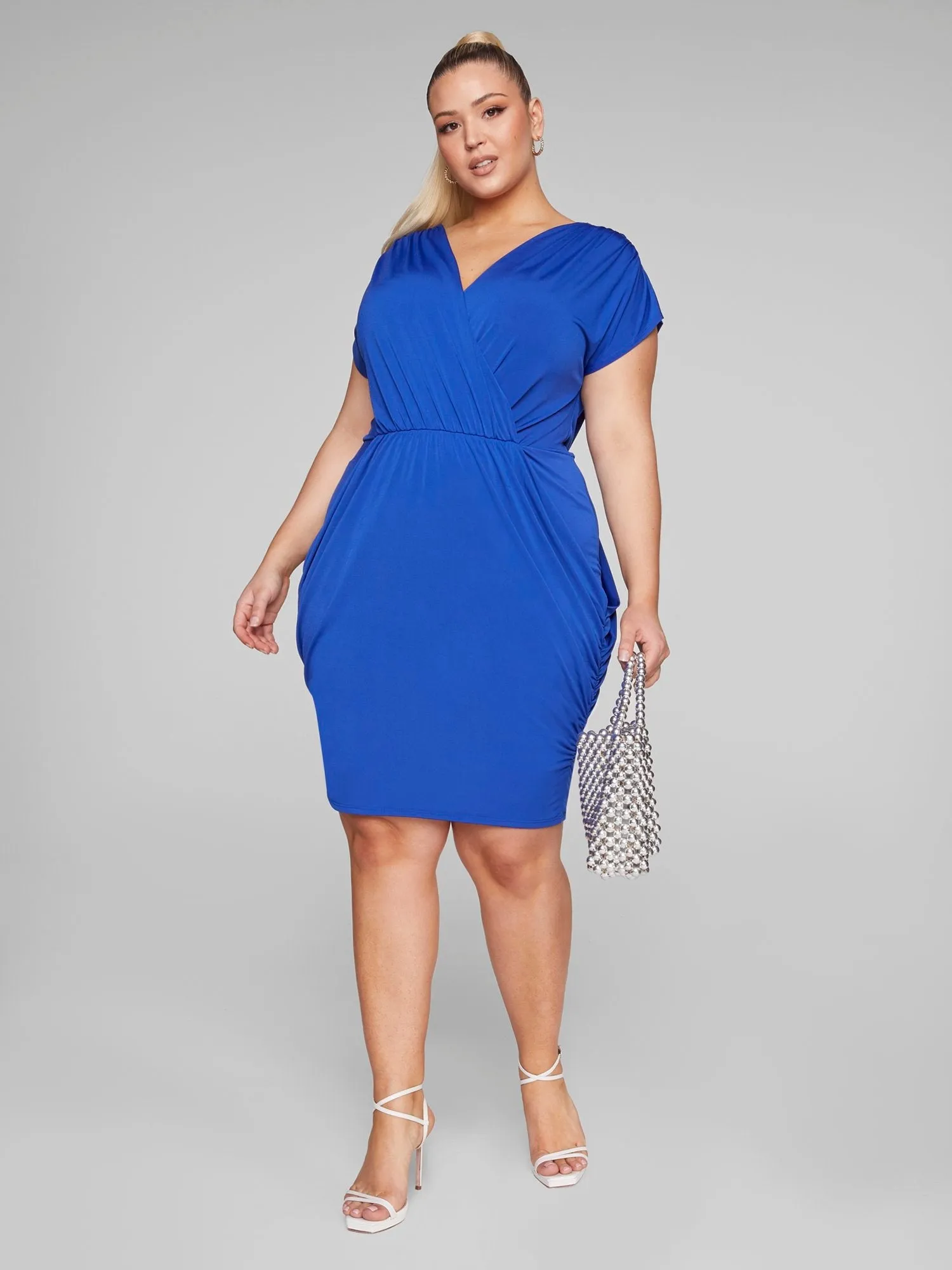 Fashion To Figure - Shiloh Draped Bodycon Dress