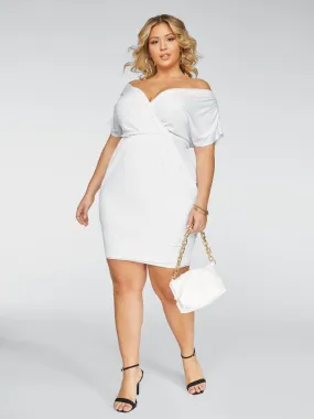 Fashion To Figure - Shiloh Draped Bodycon Dress
