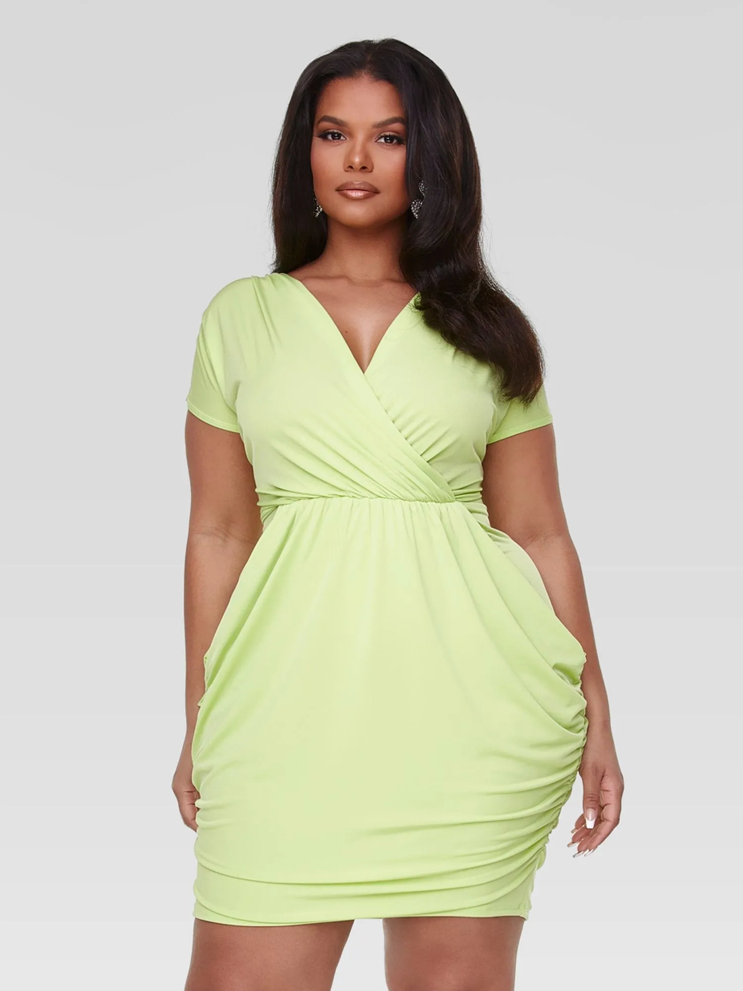 Fashion To Figure - Shiloh Draped Bodycon Dress