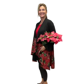 Festive Floral Long Sleeve Kimono