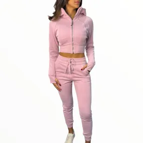 Fitted Fleece Set - Pink