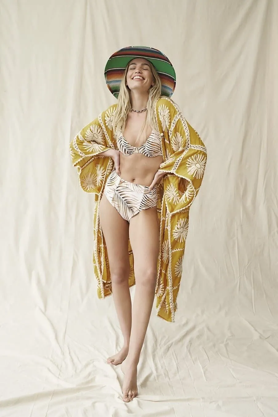 FLORA HAND CROCHET KIMONO DUSTER