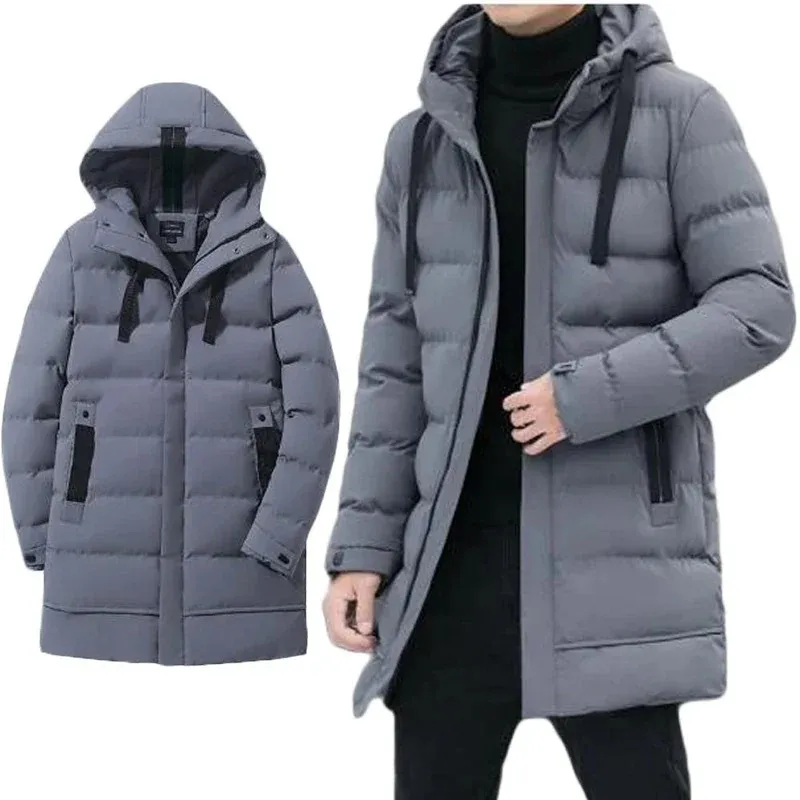 Framolt - Puffer Jacket Heren Lang met Capuchon, Winddicht, Geïsoleerd & Winter Warm
