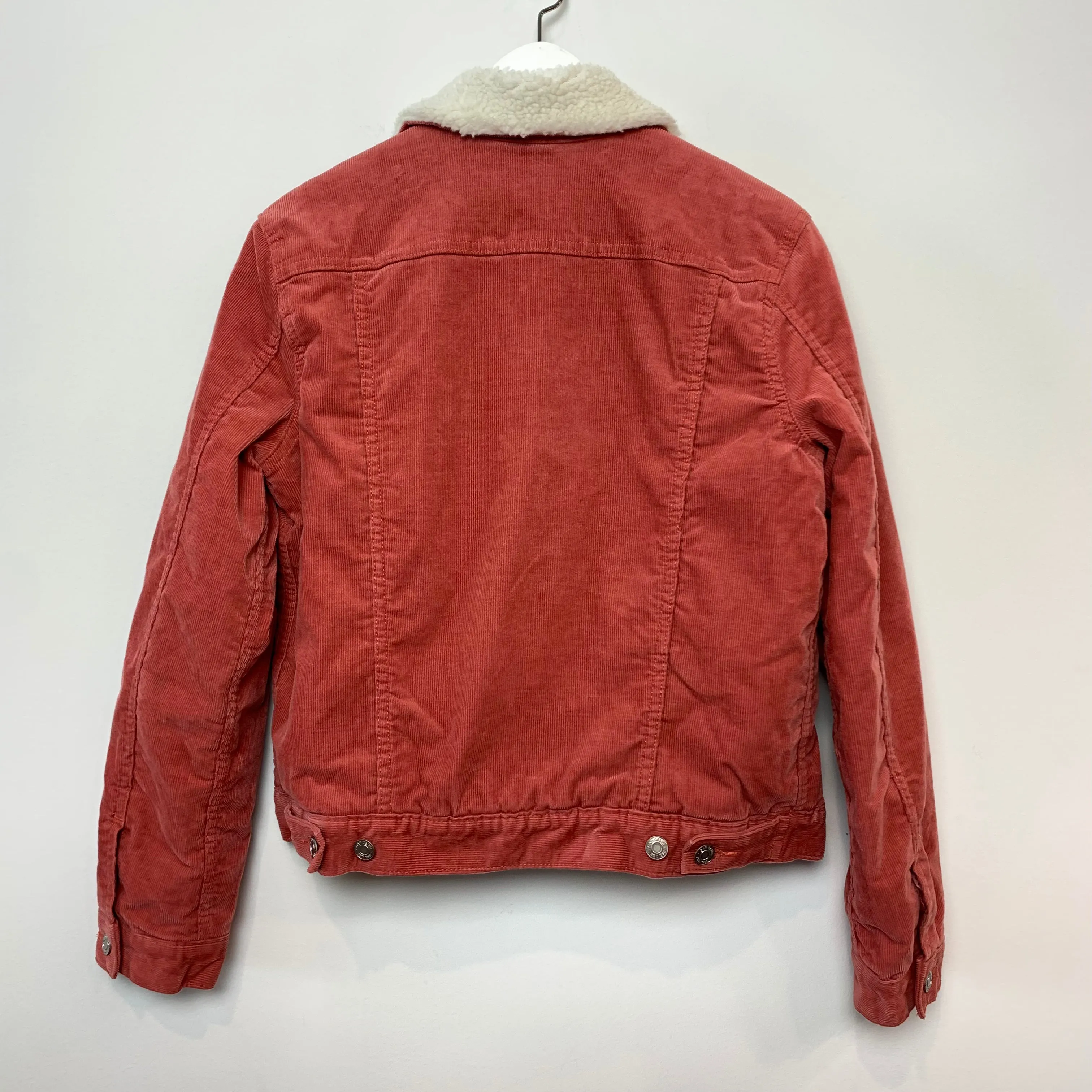 Gap Corduroy Jacket Sherpa Line Collared Small