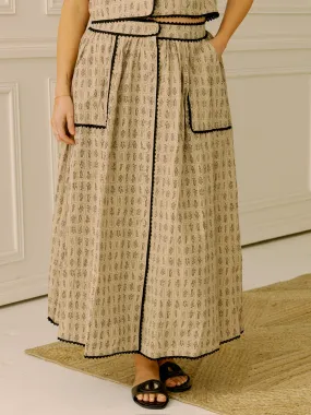 Garden Girl Midi Skirt